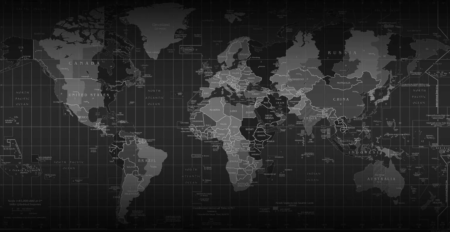 Globální mapa působnosti ATG